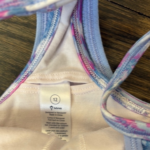 Girls Light Blue Tank Top by Ivivva (size 12) - Picture 2 of 5